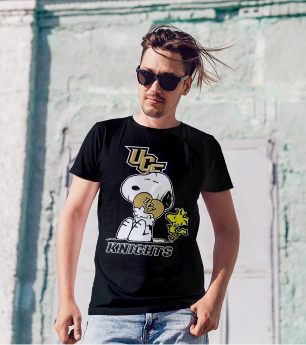 Snoopy And Woodstock UCF Knights Football Team Spirit T-Shirt