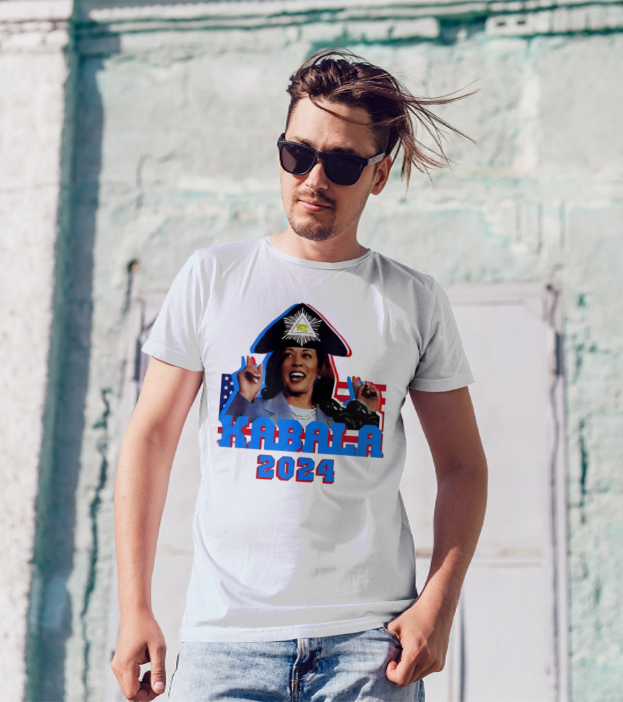 Kabala 2024 Aarashidart Illuminati Eyepatch Patriot T-Shirt