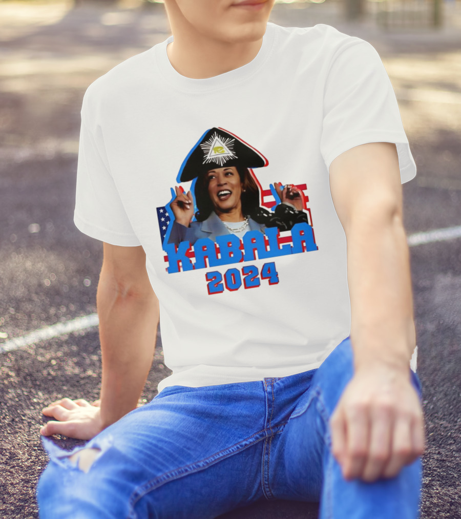 Kabala 2024 Aarashidart Illuminati Eyepatch Patriot T-Shirt