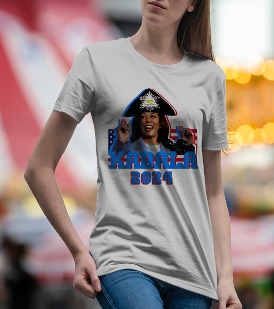 Kabala 2024 Aarashidart Illuminati Eyepatch Patriot T-Shirt
