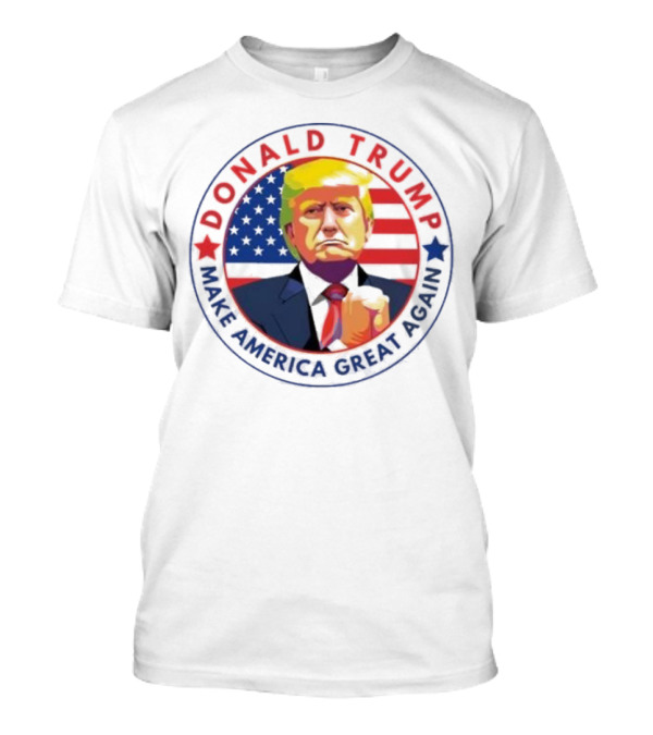 Donald Trump Make America Great Again 2024 Flag Iconic T-Shirt