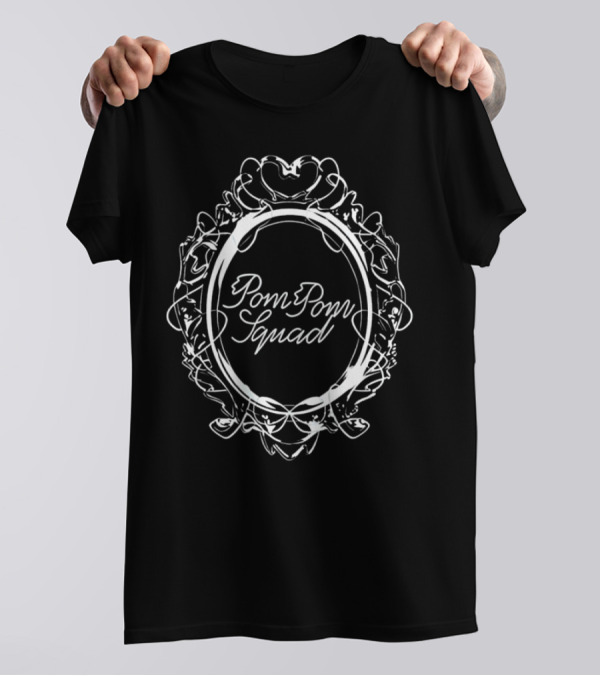 Pom Pom Squad Band Ornate Mirror Frame T-Shirt