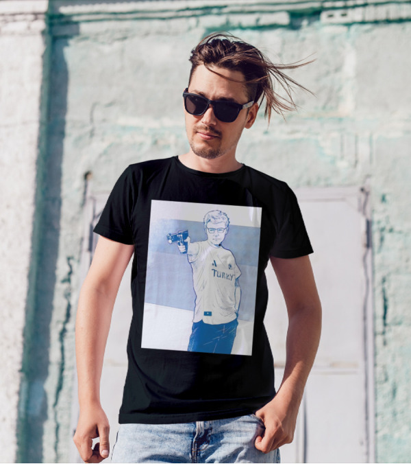 Yusuf Dikeç Turkey Shooter Manga T-Shirt