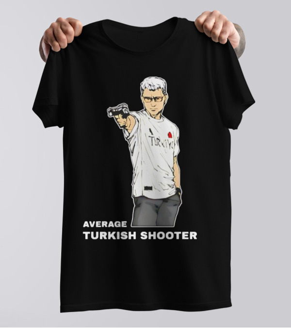 Average Turkish Shooter In Turkey T-Shirt With Pistol T-Shirt