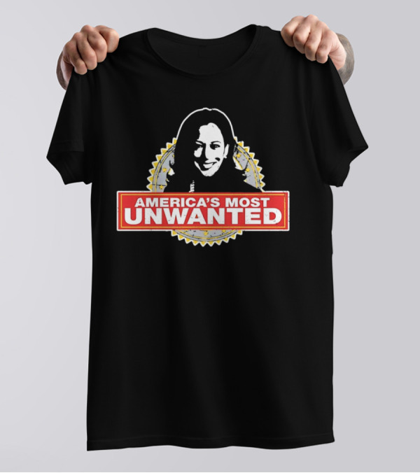America's Most Unwanted Harris Badge T-Shirt