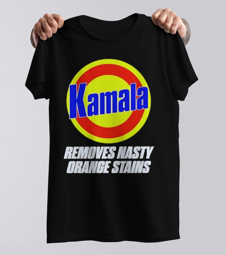 Kamala Removes Nasty Orange Stains T-Shirt