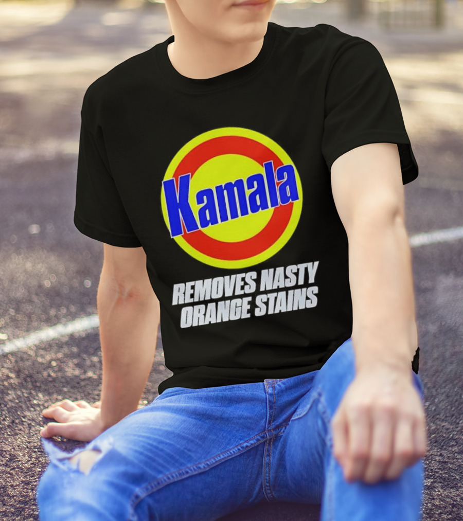 Kamala Removes Nasty Orange Stains T-Shirt