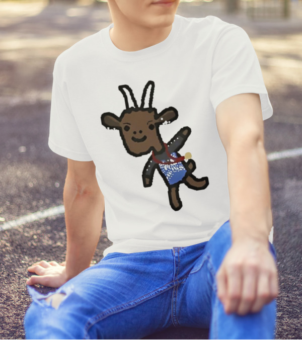 Goat Wearing Medal Inspired By Gymnastics Champion T-Shirt