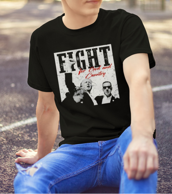 Fight For God And Country Trump Brenden Dilley Co T-Shirt