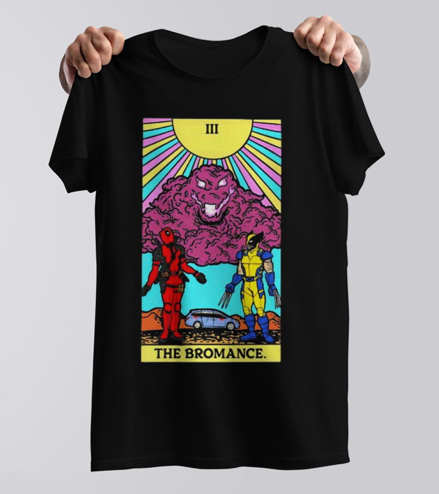 III The Bromance Tarot Deadpool Wolverine Comic T-Shirt