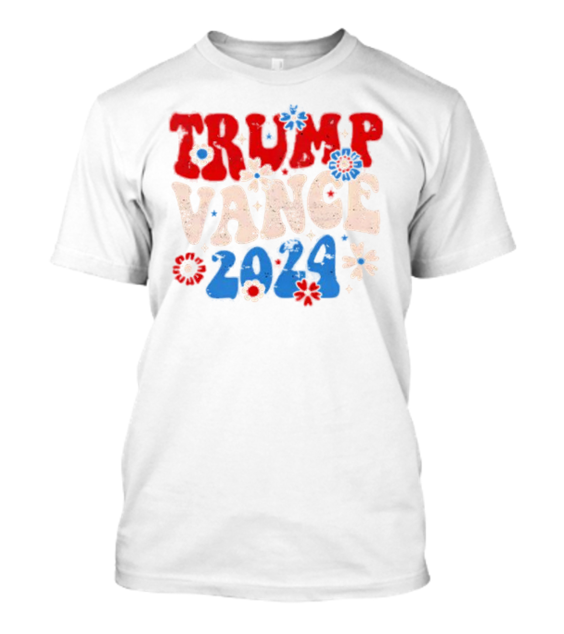 Trump Vance 2024 Flower Power T-Shirt