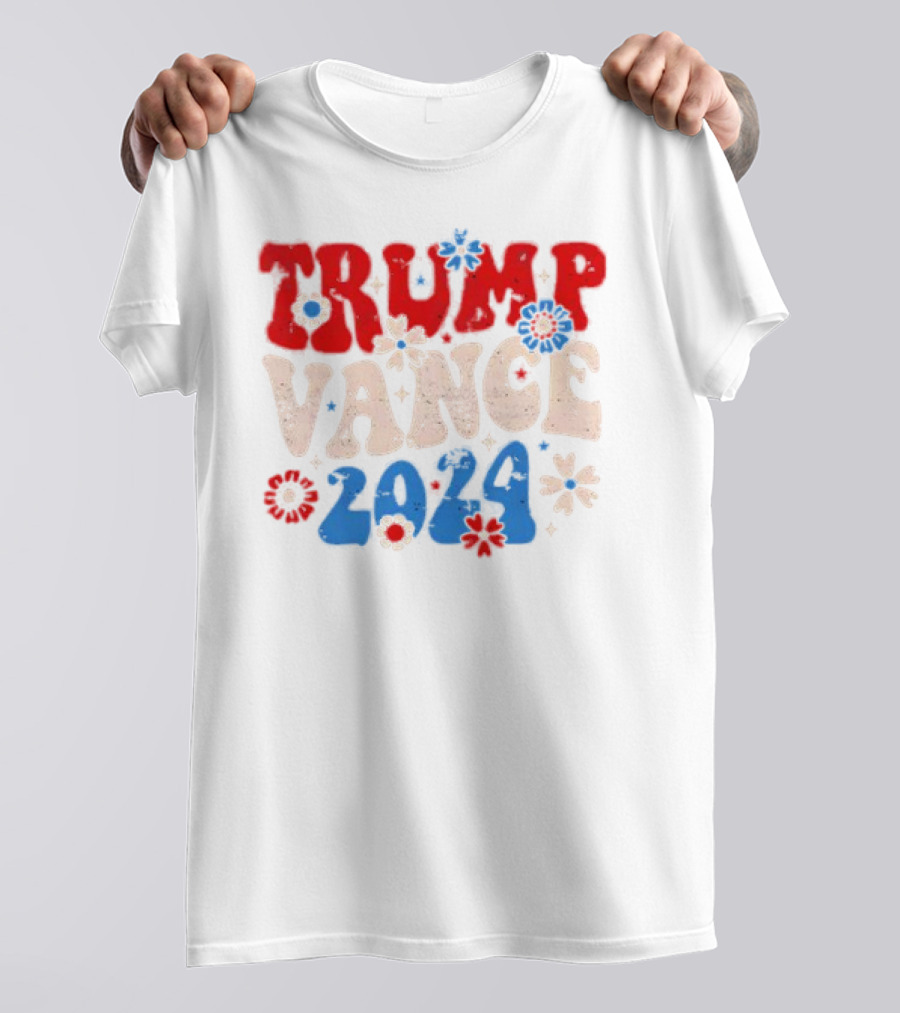 Trump Vance 2024 Flower Power T-Shirt