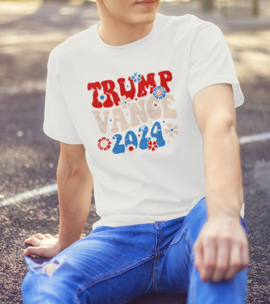 Trump Vance 2024 Flower Power T-Shirt
