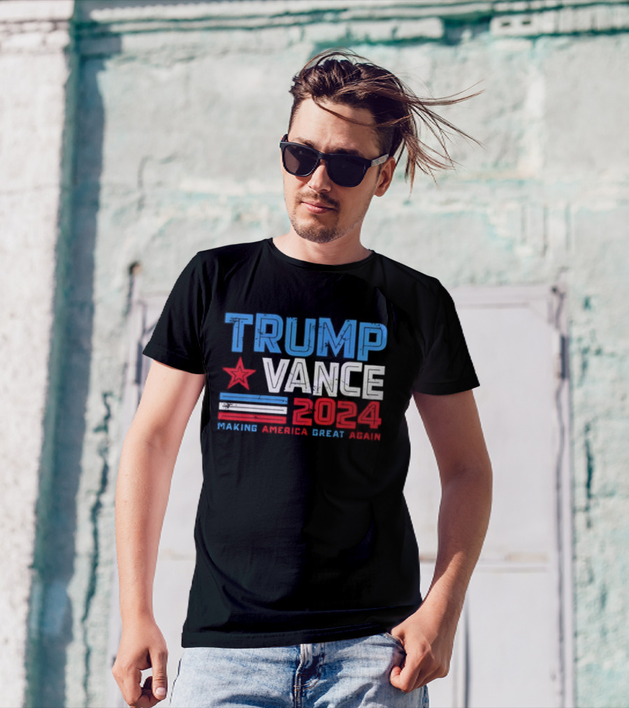Trump Vance 2024 Making America Great Again Patriotic T-Shirt