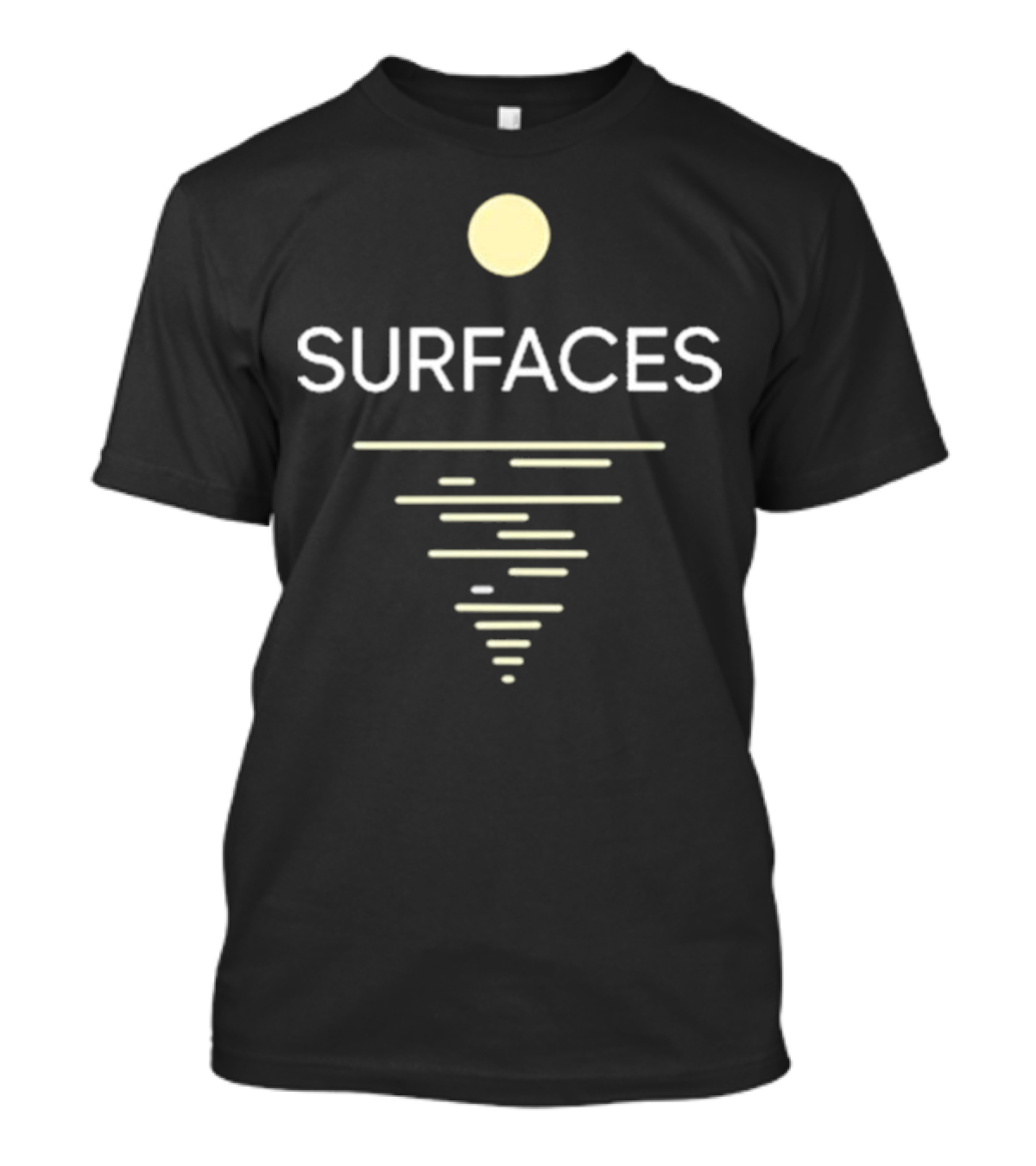 Good Morning Tan Surfaces Sun Symbol Lines T-Shirt
