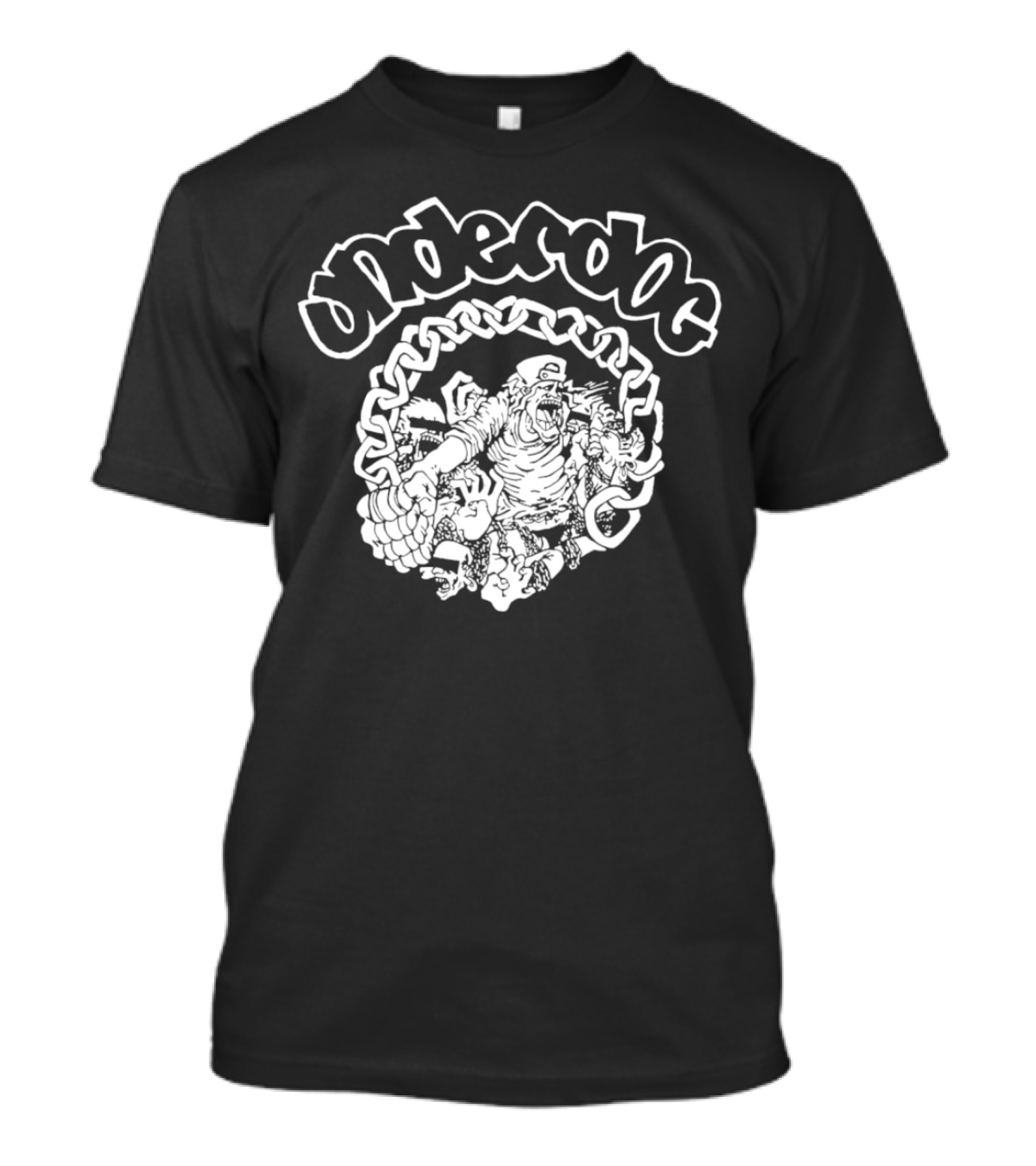 Underdog Graphic With Chains And Characters T-Shirt