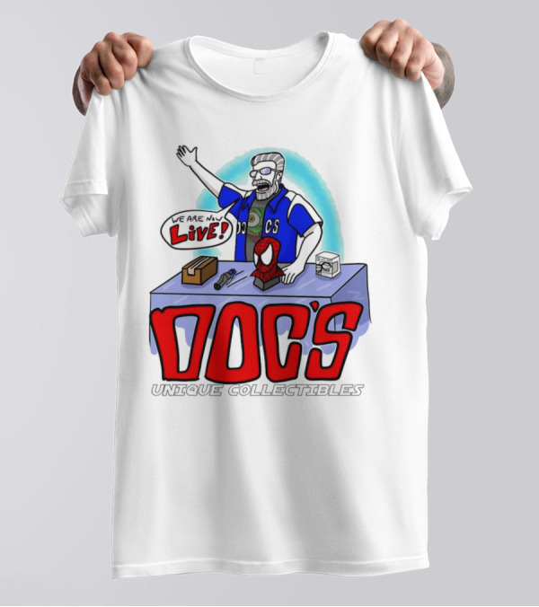 Doc's Unique Collectibles We Are Now Live T-Shirt