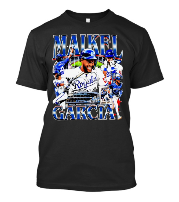Maikel Garcia Kansas City Royals Welcome To Kauffman Stadium Baseball T-Shirt