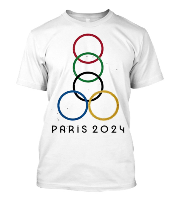 Paris 2024 Olympic Rings Funny T-Shirt