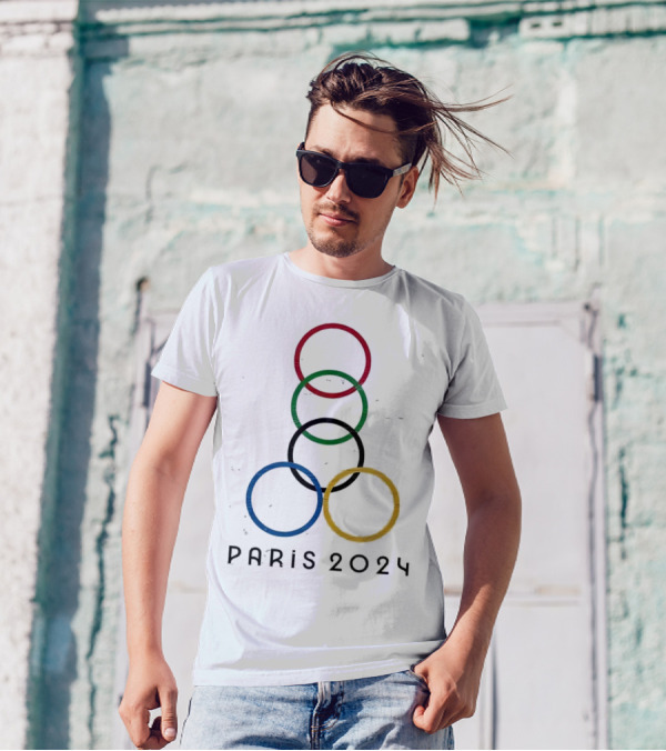Paris 2024 Olympic Rings Funny T-Shirt