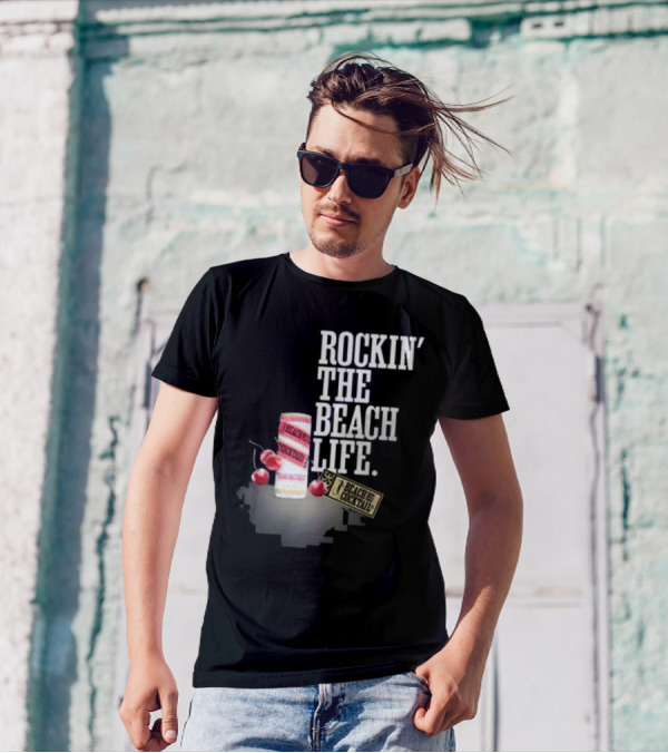 Rockin' The Beach Life Sammy Hagar Red Rocks Beach Cocktail T-Shirt
