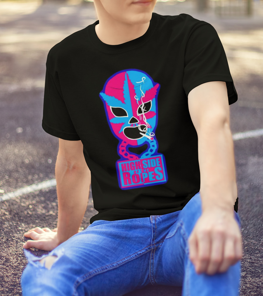 High Side Of The Ropes Karnival Of Kush Mask Smoke Chain T-Shirt