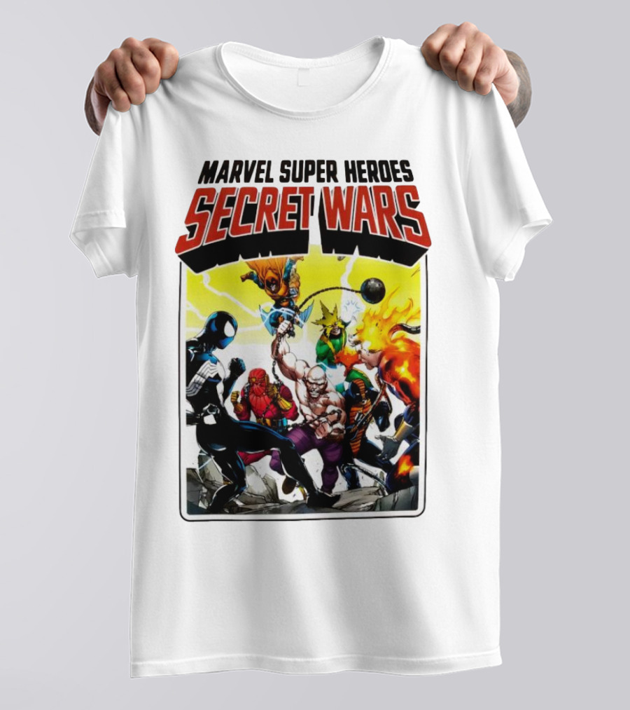 Marvel Super Heroes Secret Wars Spider-Man Vs Super Villains Classic Conflict T-Shirt