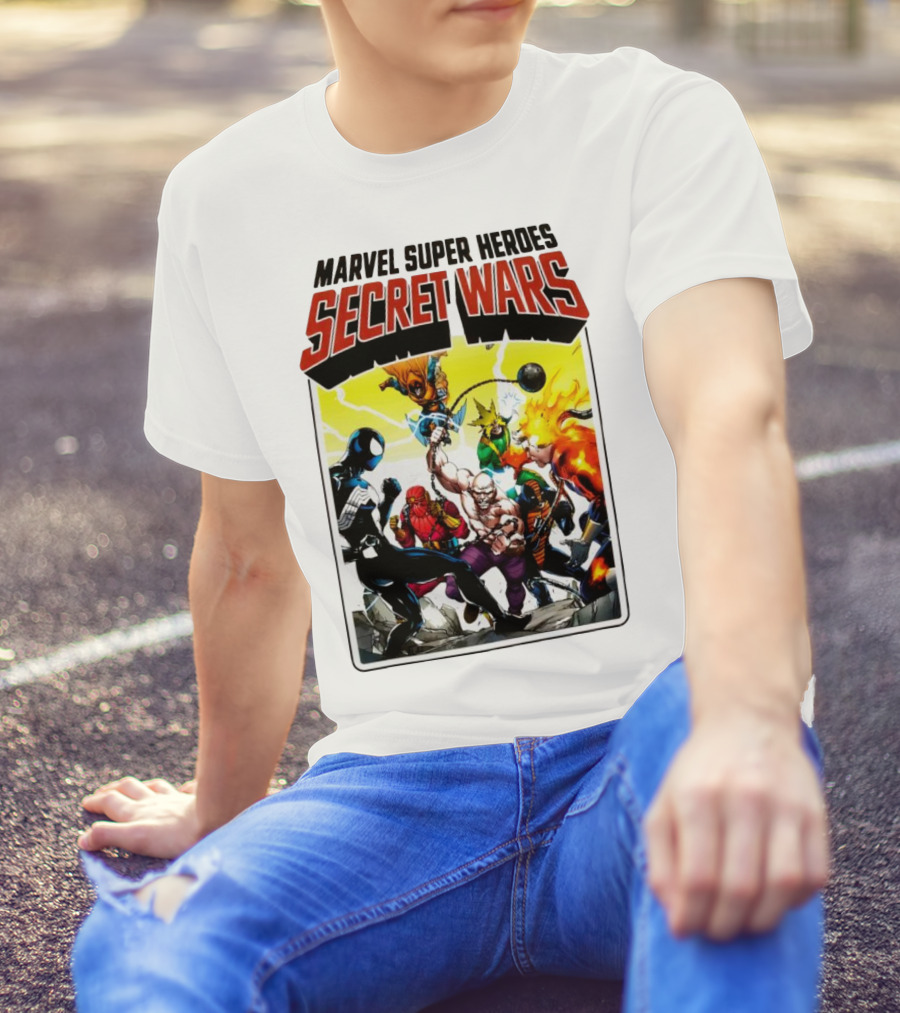 Marvel Super Heroes Secret Wars Spider-Man Vs Super Villains Classic Conflict T-Shirt
