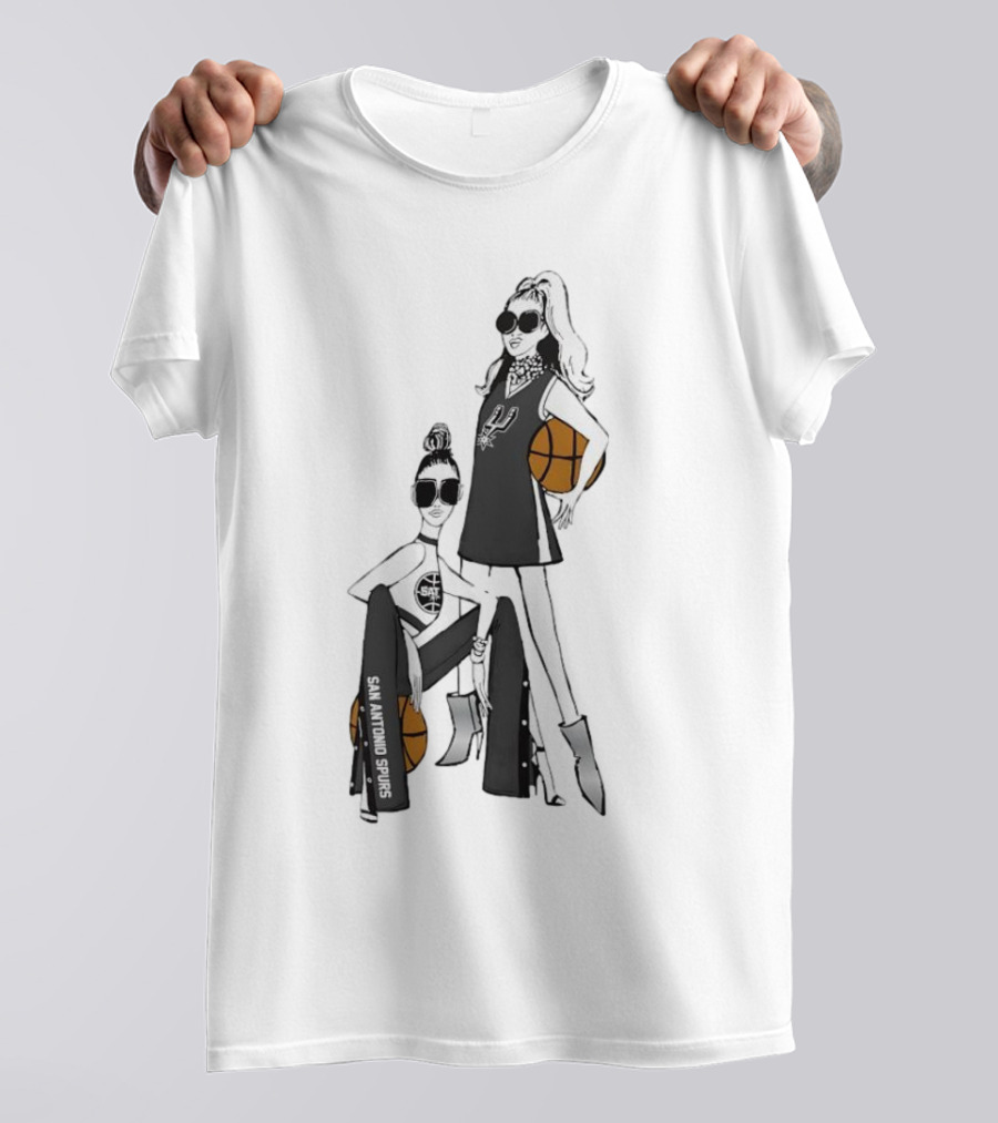 San Antonio Spurs G-III 4Her Basketball Fashion Fitted Girls T-Shirt