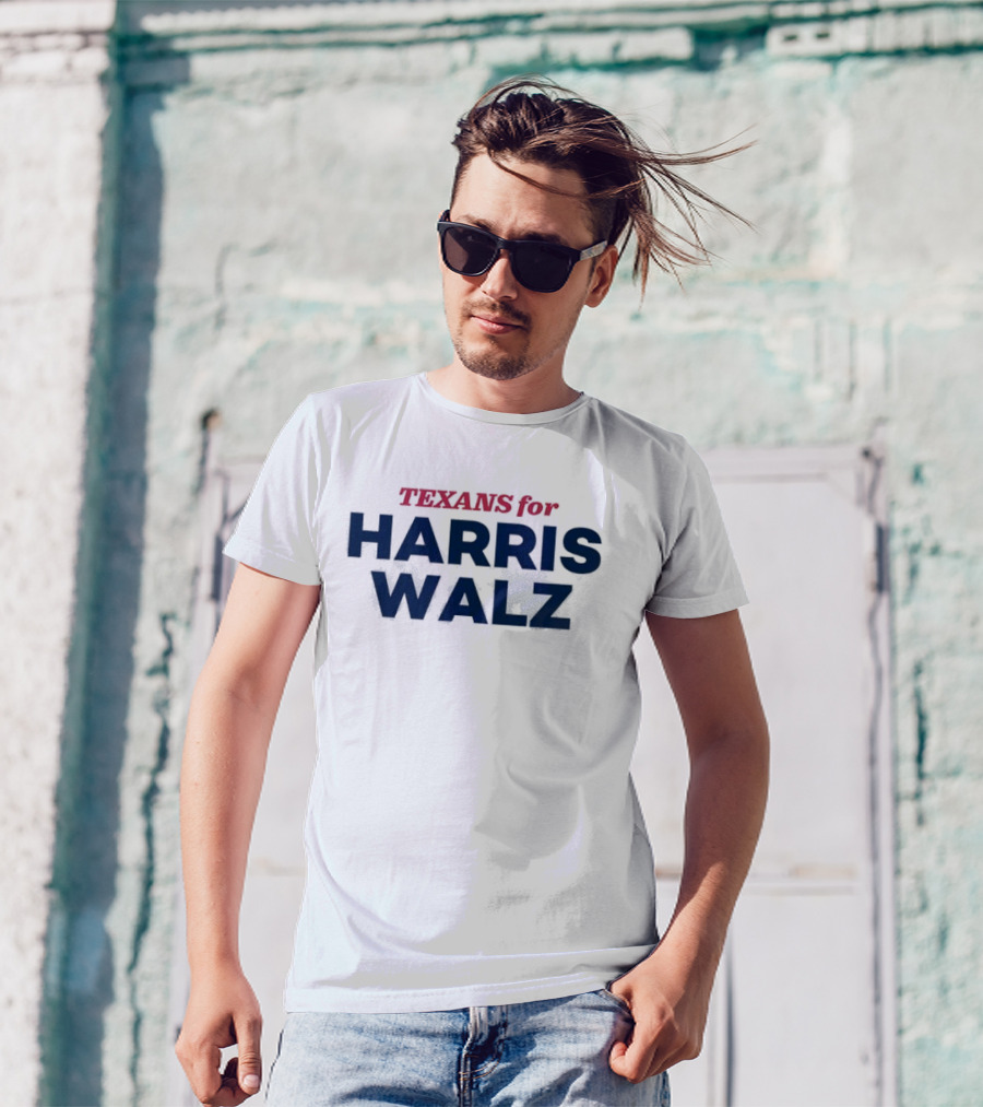 Texans For Harris Walz Support Campaign T-Shirt