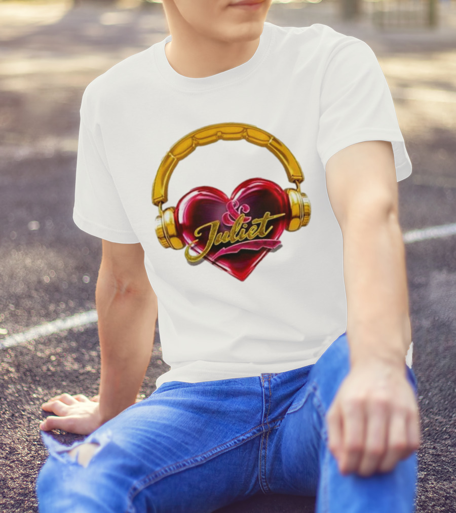 Broadway Juliet Heart Headphones T-Shirt