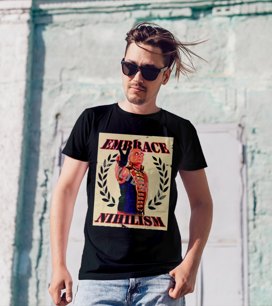 Embrace Nihilism Commissar Warhorse Victory T-Shirt