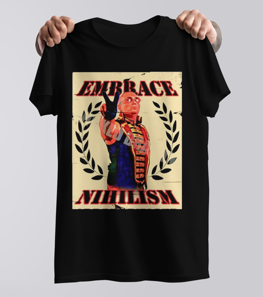 Embrace Nihilism Commissar Warhorse Victory T-Shirt