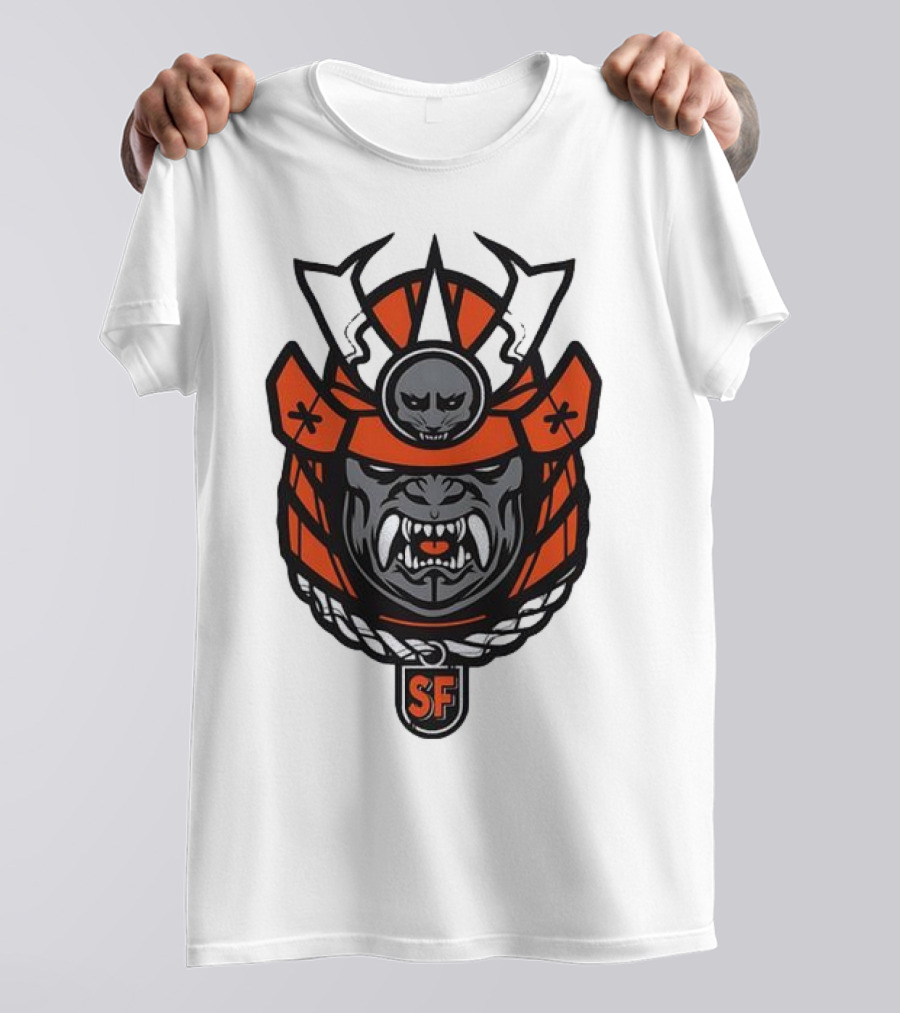 San Francisco Giants Samurai SF Helmet T-Shirt