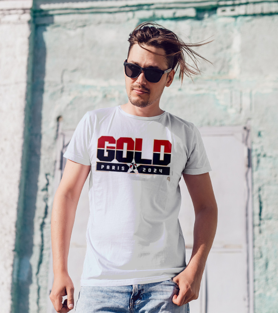 GOLD Paris 2024 Team USA T-Shirt