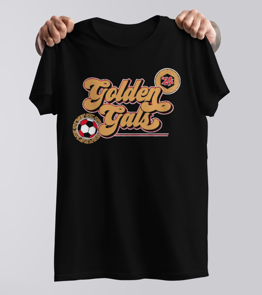 USWNTPA Golden Gals 24 Soccer USA T-Shirt