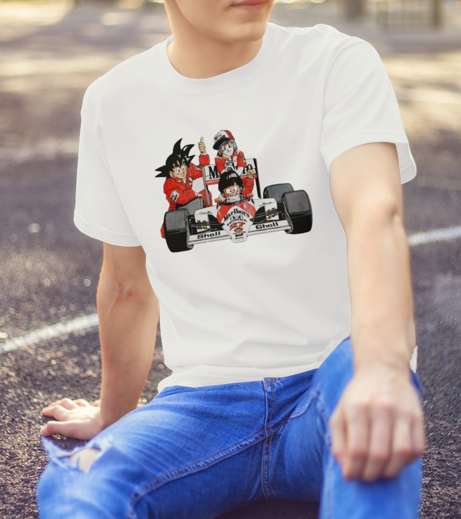 Dragon Ball Marlboro Shell 27 Racing Car Legends T-Shirt