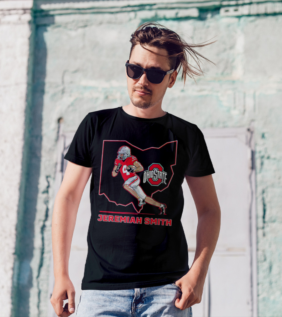 Jeremiah Smith Ohio State Buckeyes Football Ohio Star T-Shirt