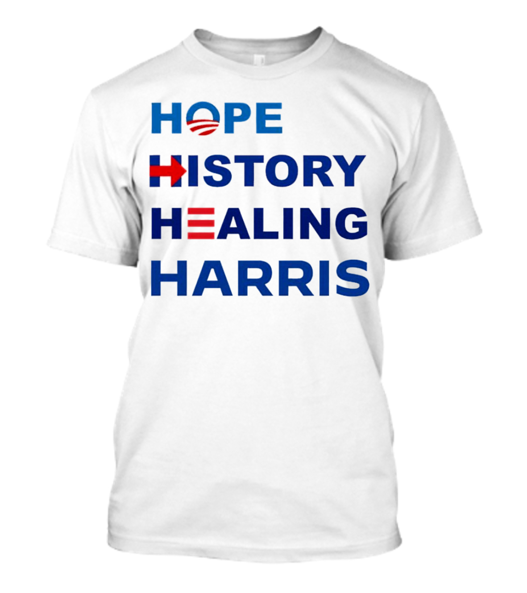 HOPE History Healing Harris Obama Arrow Elements T-Shirt