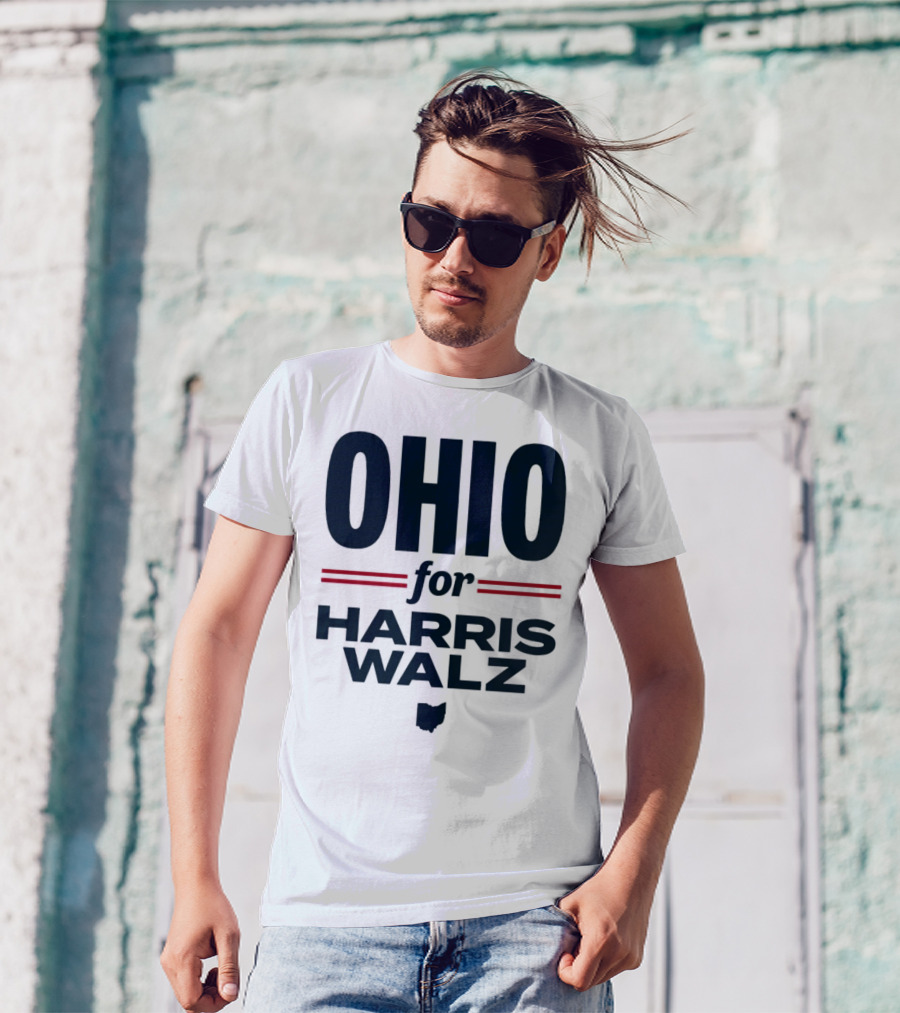 Ohio For Harris Walz State Democrats T-Shirt