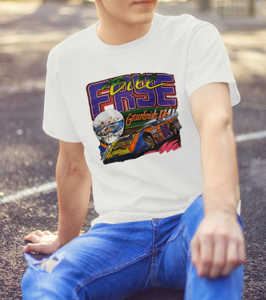 Bill Frye Greenbrier No.66 Dirt Late Model Car GRT Racing T-Shirt