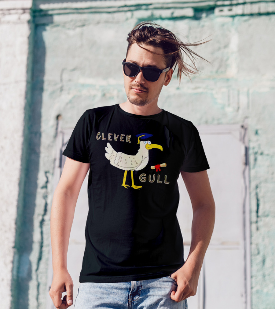 Clever Gull Graduation Humor Supersoft T-Shirt