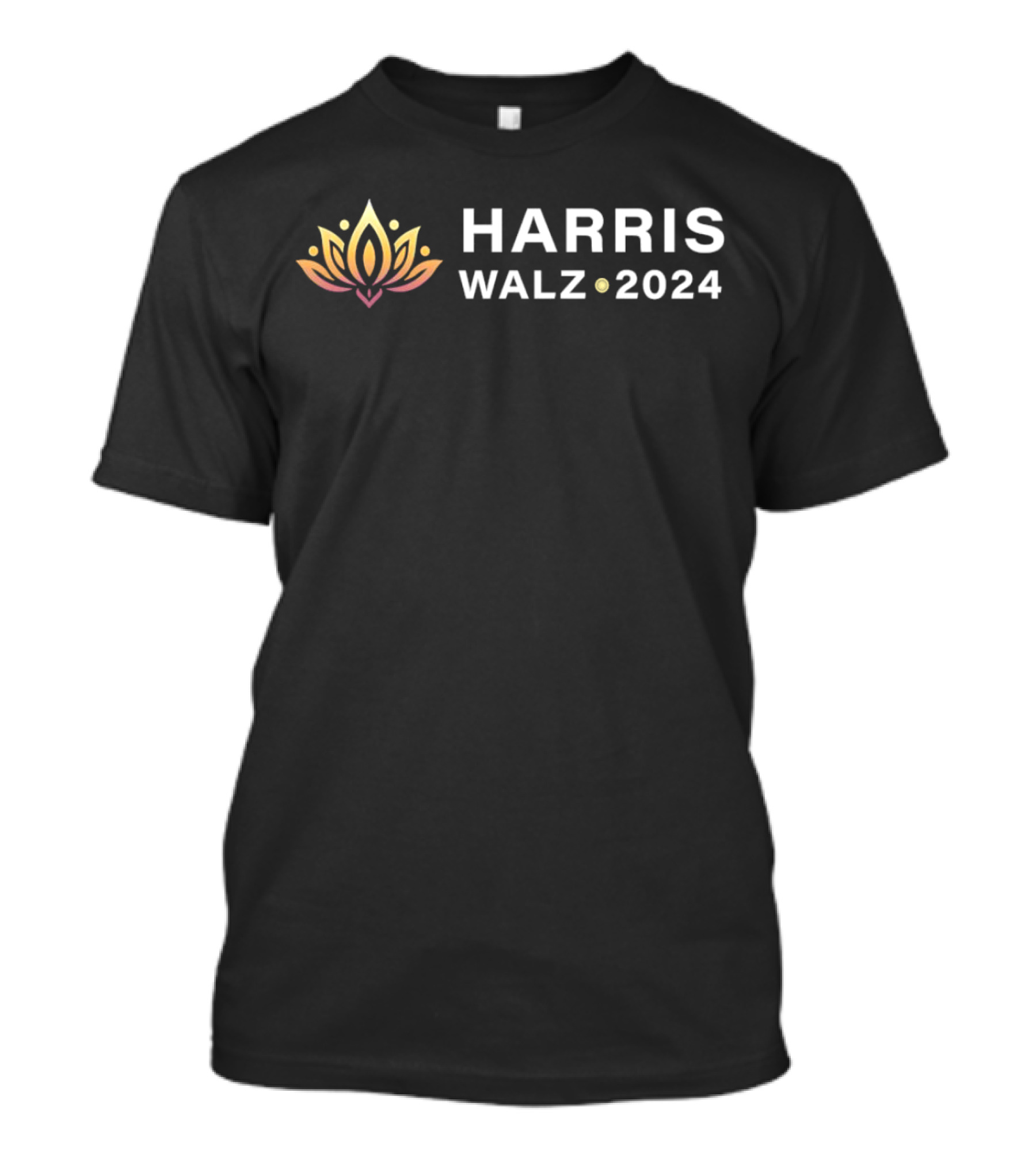Harris Walz 2024 Lotus Symbol Campaign T-Shirt