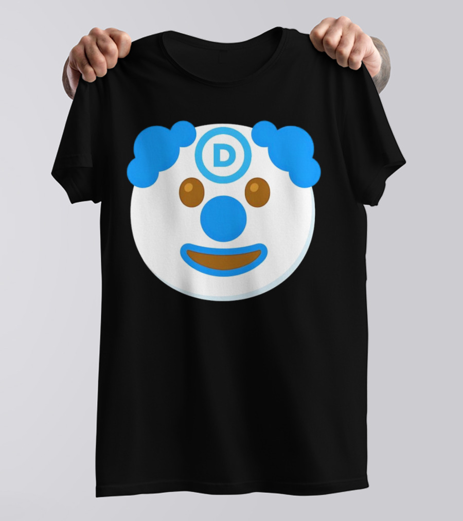 Kamala Harris And Tim Walz Liars Clown Emoji Democrat T-Shirt