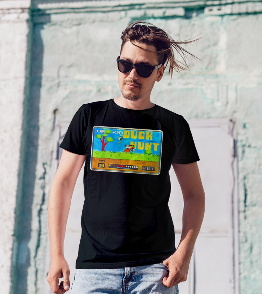 OREGON GAMEDAY DUCK HUNT GO BLUE T-Shirt
