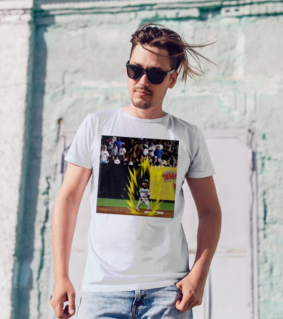 Teoscar Hernández Dodgers Super Saiyan Walk-Off Moment T-Shirt