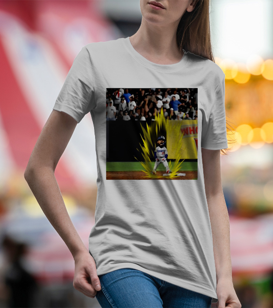 Teoscar Hernández Dodgers Super Saiyan Walk-Off Moment T-Shirt