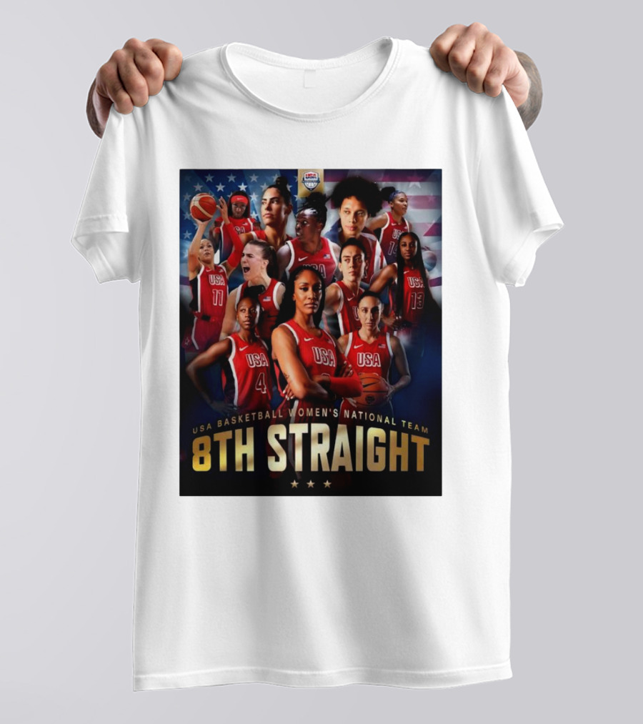 USA Basketball Women’s National Team 8th Straight T-Shirt