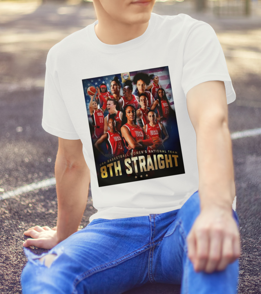 USA Basketball Women’s National Team 8th Straight T-Shirt