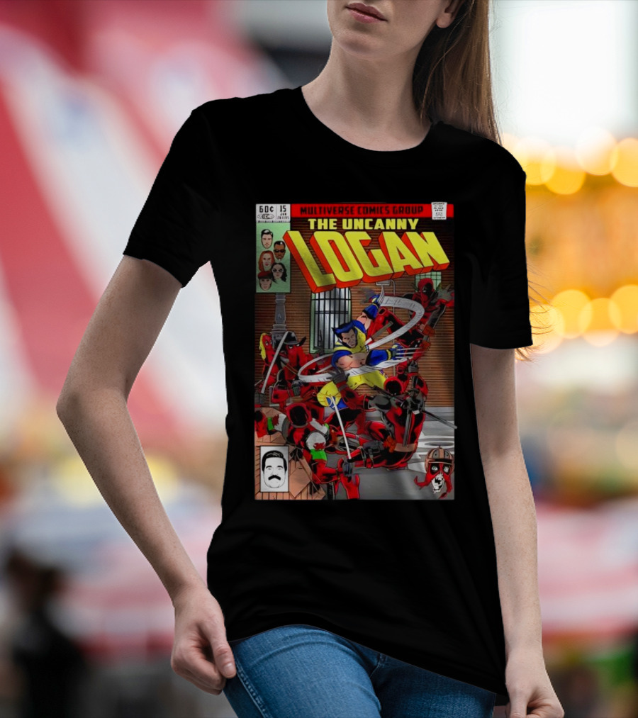 The Uncanny Logan Vs Deadpools Multiverse Comics Group T-Shirt
